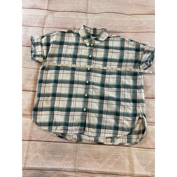 Madewell Women's Daily Short Sleeve Button Front Shirt - XXS - Picture 5 of 9
